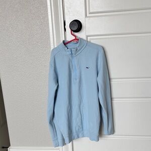 Vineyard Vines Sky Blue Kids Half-Zip Sweater